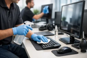 Computer Equipment Cleaning Service for Offices