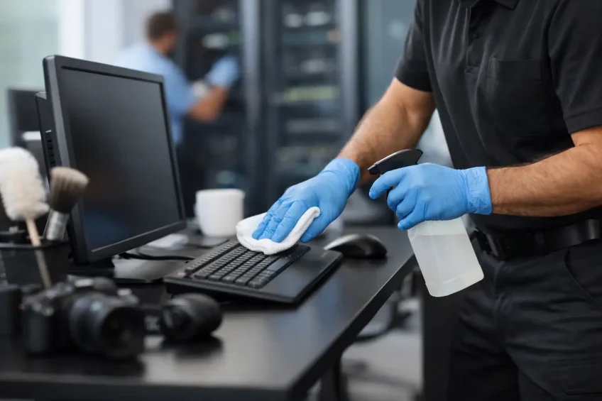 Who Cleans Sensitive IT Equipment in Offices?